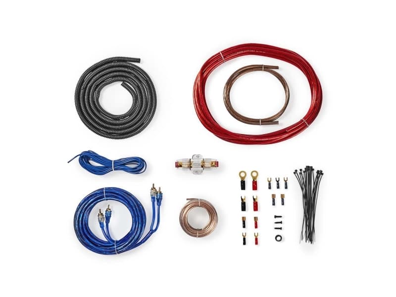 Automagnetola autojen johdotussarja 8AWG(8mm²) Nedis
