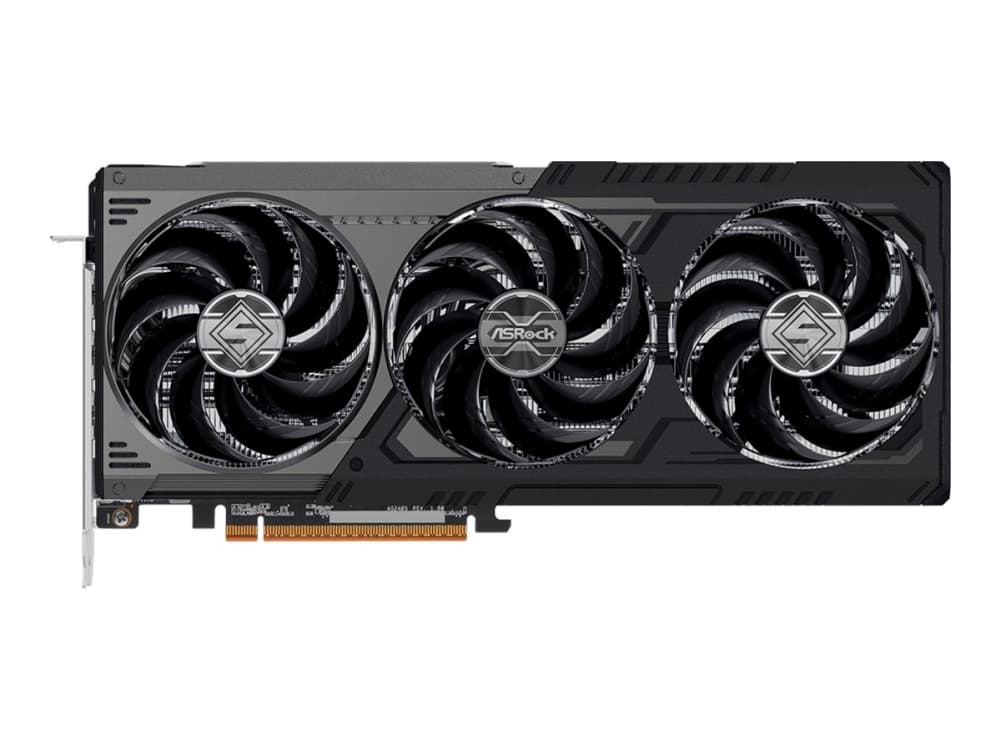 Asrock Radeon RX 9070 XT Steel Legend Dark, Radeon RX 9070 XT, 16 GB, GDDR6, 256 bittiä, 7680 x 4320 pikseliä, PCI Express x16 5.0