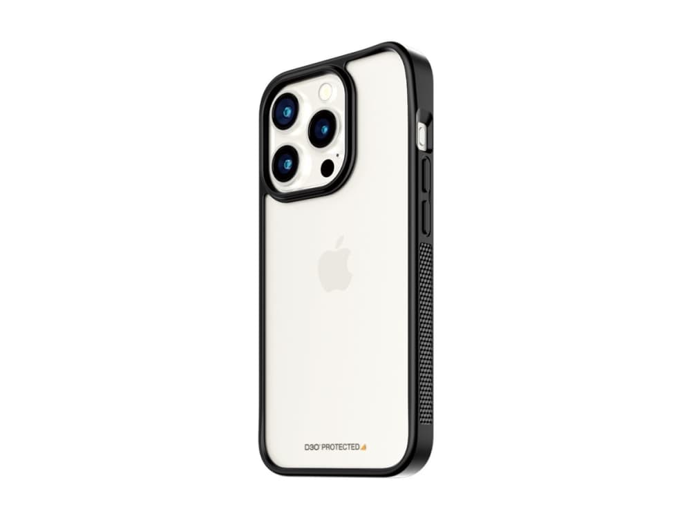 PanzerGlass ClearCase, Suojus, Apple, iPhone 15 Pro, 15,5 cm (6.1), Musta, Läpinäkyvä