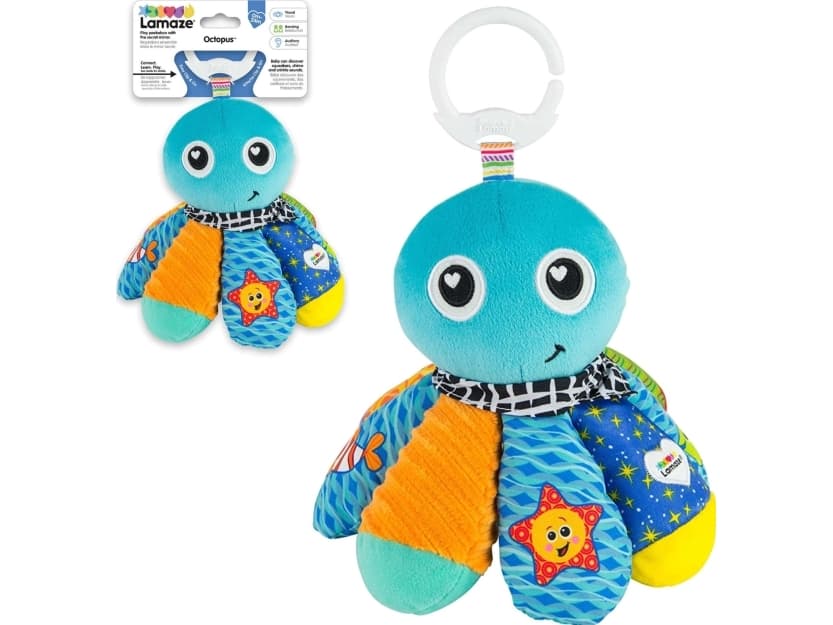 Lamaze Octopus, Poika/tyttö, Plyysikangas, Monivärinen