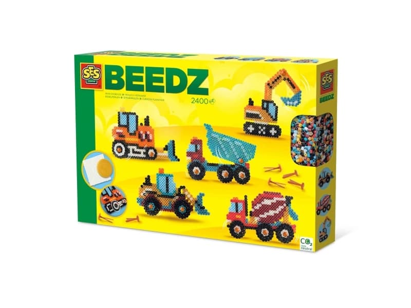 SES Creative Beedz 06206, 2400 kpl, 5 vuosi/vuosia, Poika, Lapsi, Monivärinen, Ei alle 36-kuukauden ikäisille lapsille