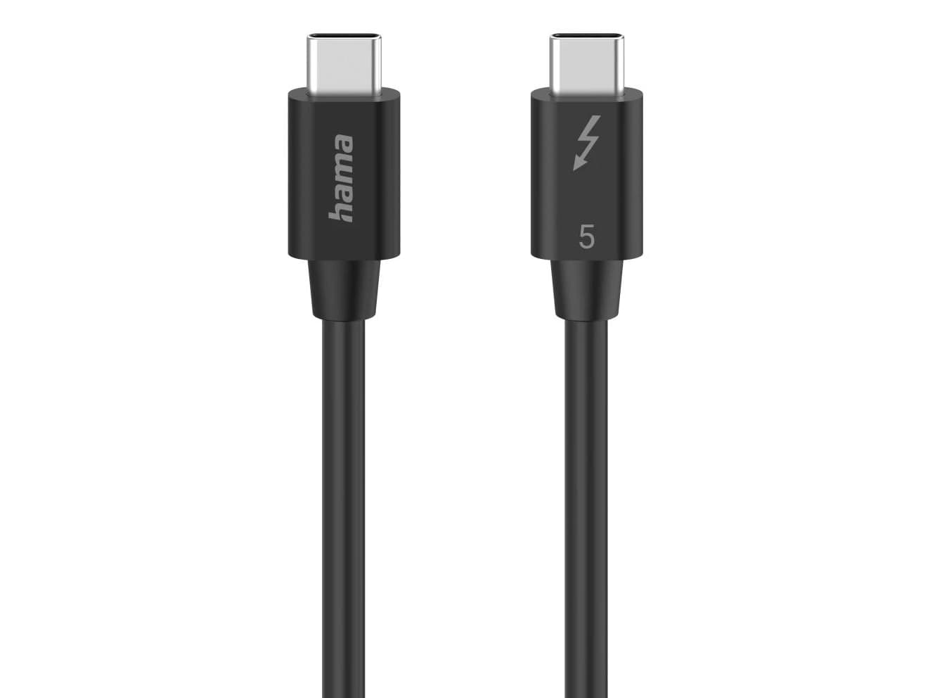 Hama USB-C, 1 m, USB C, USB C, USB 3.2 Gen 2 (3.1 Gen 2), 80 Gbit/sek., Lajittelu