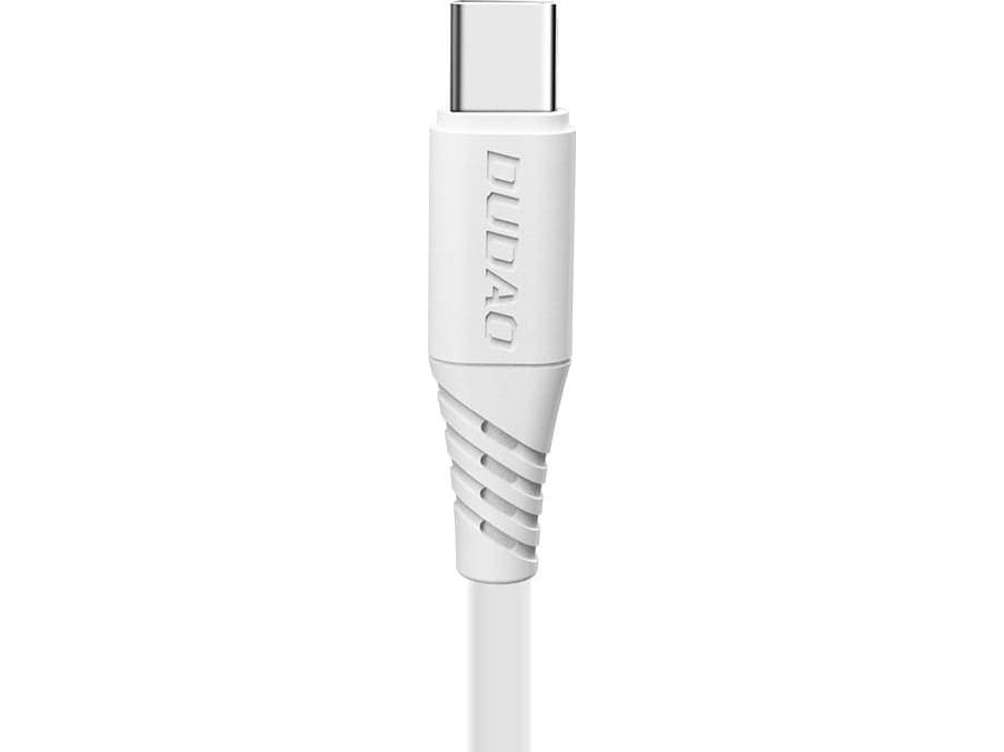 Dudao kaapeli USB / USB Type C kaapeli 5A 2m valkoinen (L2T 2m valkoinen)