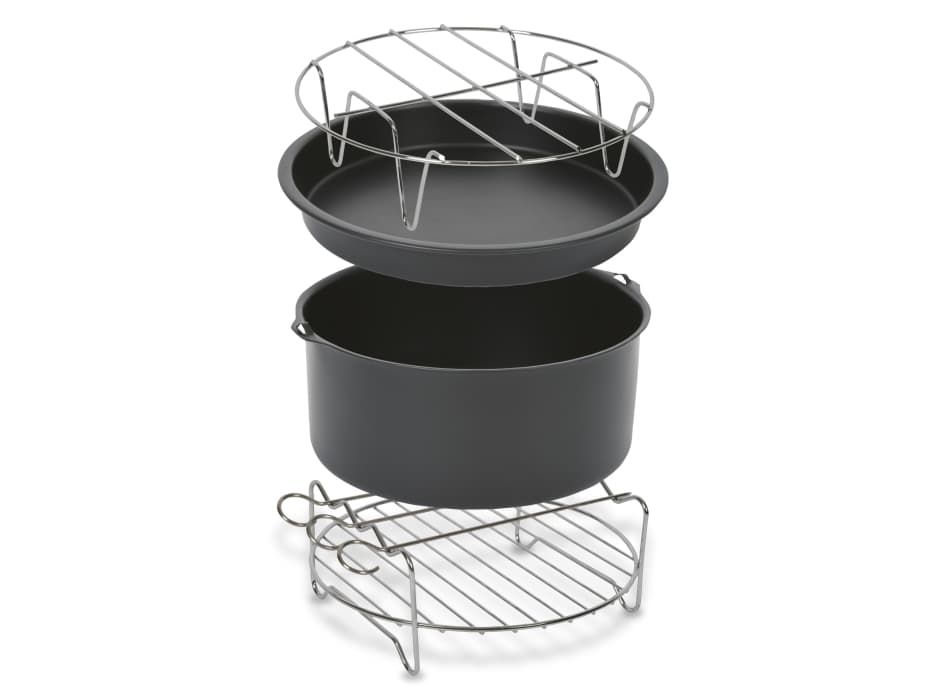 Tefal Easy Fry XXL XA113010, Lisätarvikepakkaus, Tefal, EY701D, EY8018, EY801D, Musta, Kromi, Laatikko, 199 mm