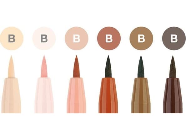 Faber-Castell Pitt Artist Pen Portrait 6-pc piirustuskynä