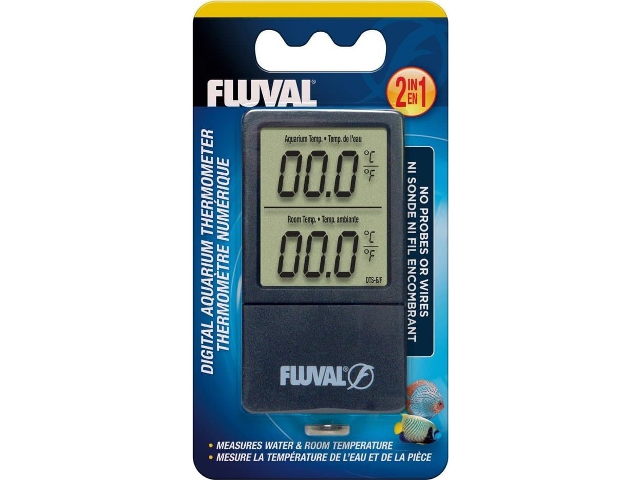 Fluval LCD-lämpömittari 2in1