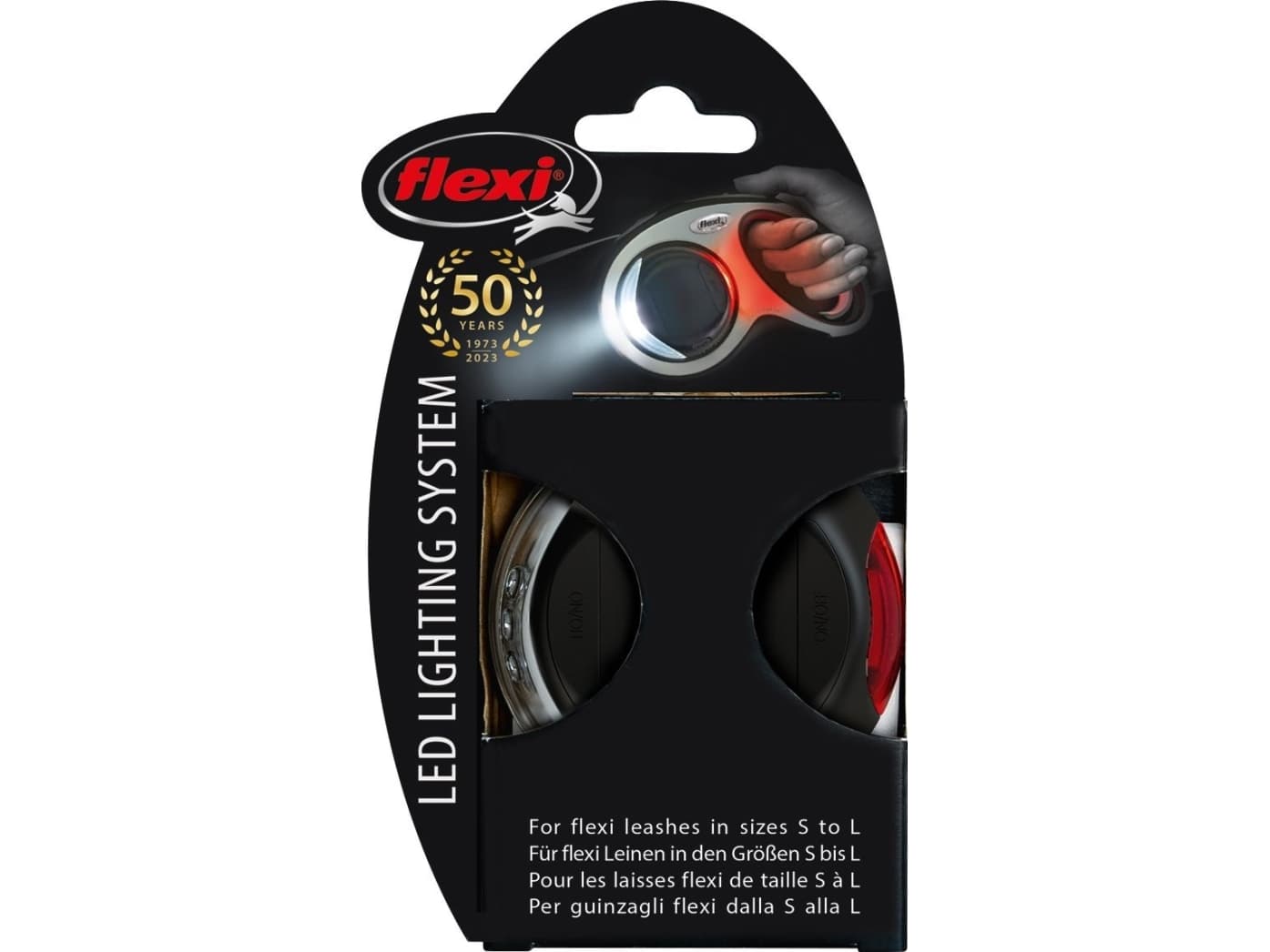 Flexi LED Lighting System with rechargeable battery black