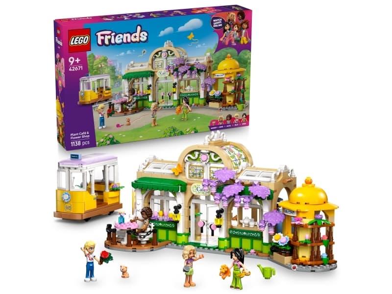 LEGO Friends 42671 Kasvikahvila ja kukkakauppa