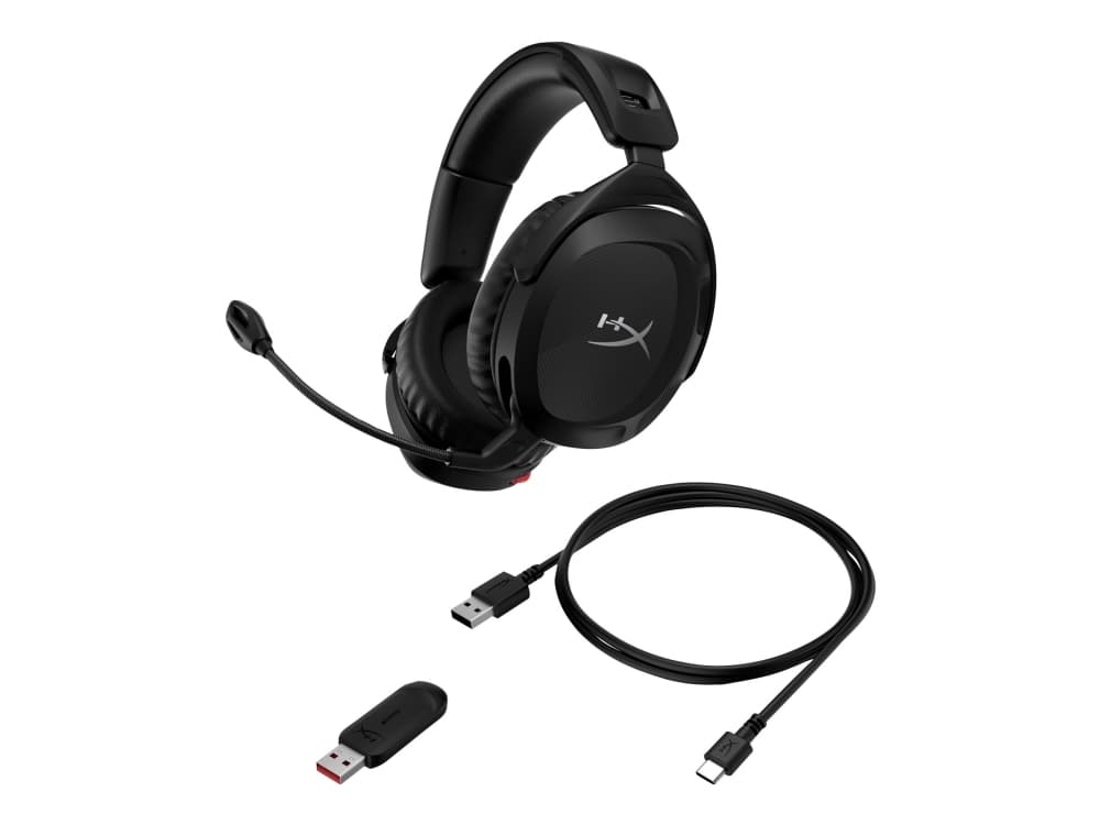 HyperX Cloud Stinger 2 wireless – langattomat pelikuulokkeet, Langaton, 10 - 20200 Hz, Pelaaminen, 275 g, Kuulokkeet, Musta