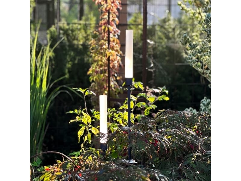 Frost Light pylväs 126 + 91 cm 2-pack Harmaa