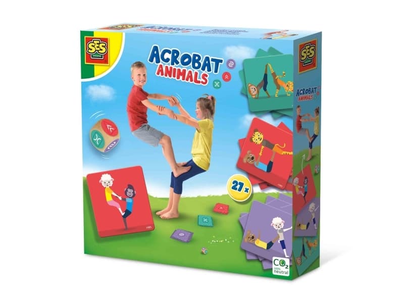SES Creative SES Eläimet-akrobaatit-peli 02305 23058
