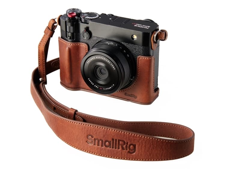 SmallRig 5268, Runkokotelo, Fujifilm, GFX100RF, Olkahihna, Ruskea