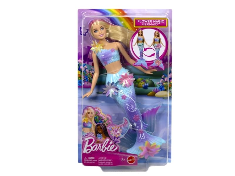 Barbie Blooming Magic Valkoinen merenneito nukke