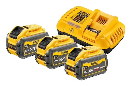 DeWalt DCB118X3 18/54 V 3x9,0 Ah + DCB118 laturi