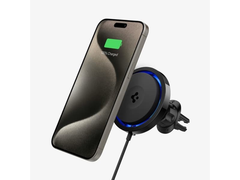 Spigen OneTap Pro 3 CryoMax, Matkapuhelin/älypuhelin, Passiiviteline, Auto, musta