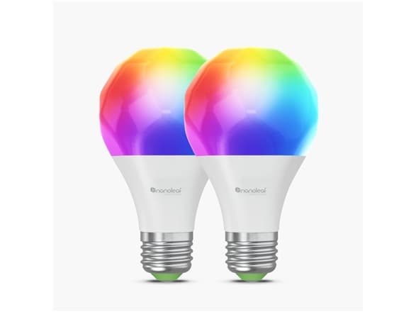 Nanoleaf Essentials Smart A60 hehkulamppu Matter WiFi 900 lm, 2700-6500 K, 2 kpl | E27 | 9 W | RGBCW