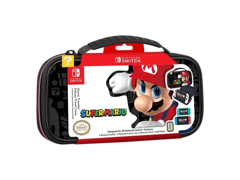 Nintendo Switch - ylellinen matkakotelo Super Mario -hahmoille