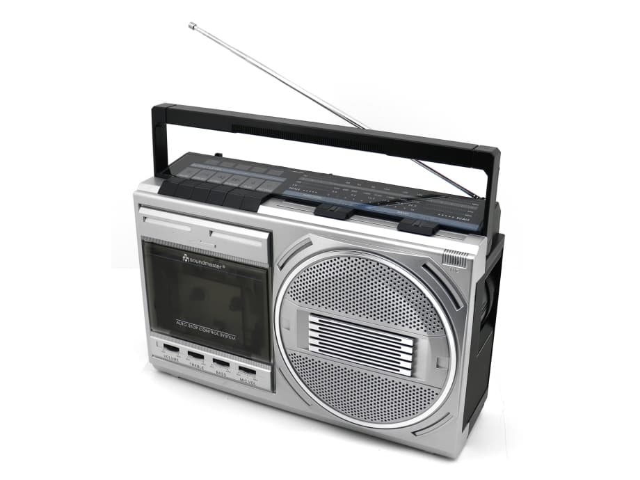 Soundmaster RR20SI, 3 W, FM, MW, SW, 3,5 mm, musta, Hopea, Alkali, 230 V