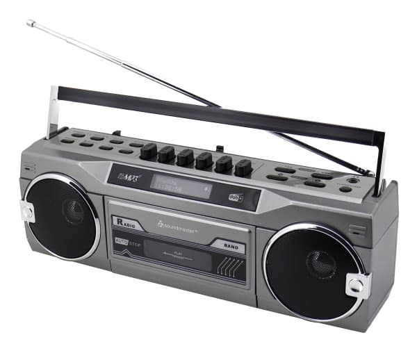 Soundmaster SRR80TI, 3 W, DAB+, FM, LCD, 3,5 mm, Alkali, 230 V
