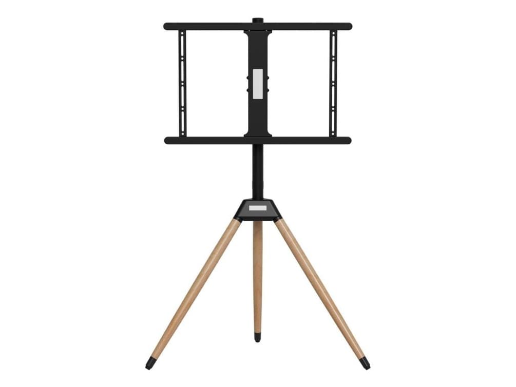 Gembird TVS-75ST-01, 200 x 200 mm, 600 x 400 mm, -5 - 3°, -20 - 180°, Pyökki, Muovi, Terästä, musta, Puu