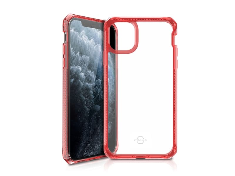 ITSKINS HYBRID CLEAR -suojus iPhone 11 Pro Max / XS Max®:lle. Hyvä ja selkeä