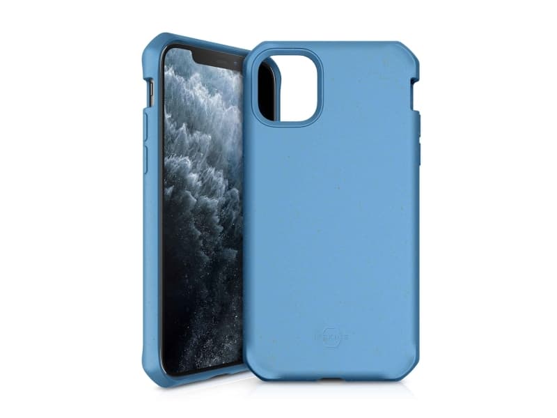 ITSKINS FERONIABIO suojus iPhone 11 Pro / XS / X®. Blå