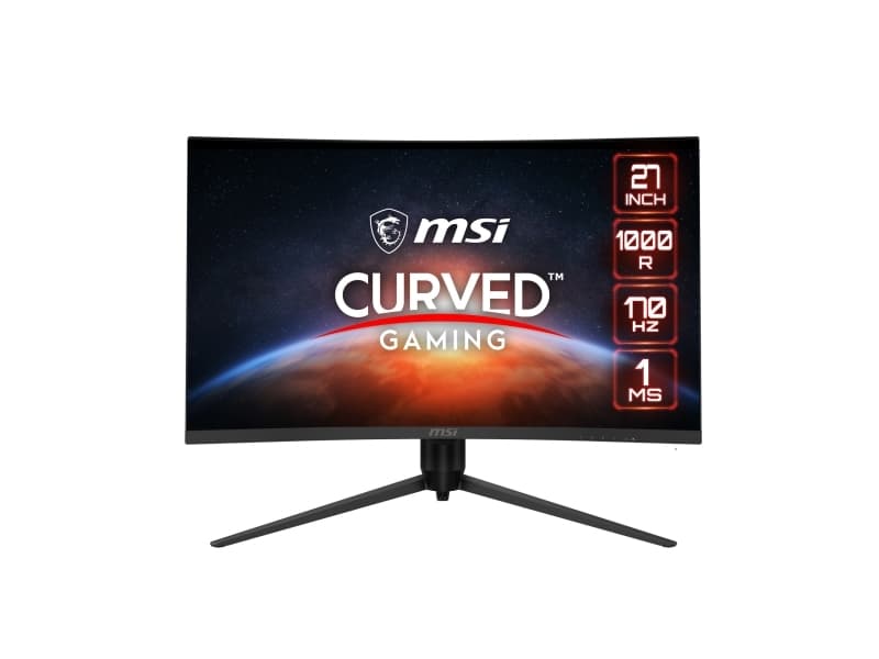 MSI G271CQPDE E2 -pelimonitori - kaareva QHD, 170Hz, 1ms