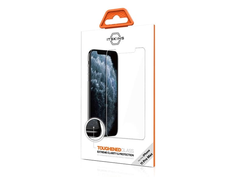 ITSKINS APXM-GLSFP-TRSP, Apple, iPhone 11 Pro Max, Pudotuksenkestävä, Naarmuuntumisenkestävä, Läpinäkyvä, 1 kpl