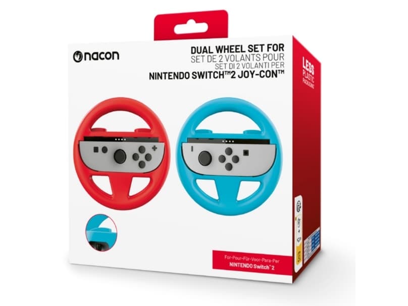 NACON NA028249, Ohjauspyörä, Nintendo Switch 2, Punainen, Ripustettava laatikko
