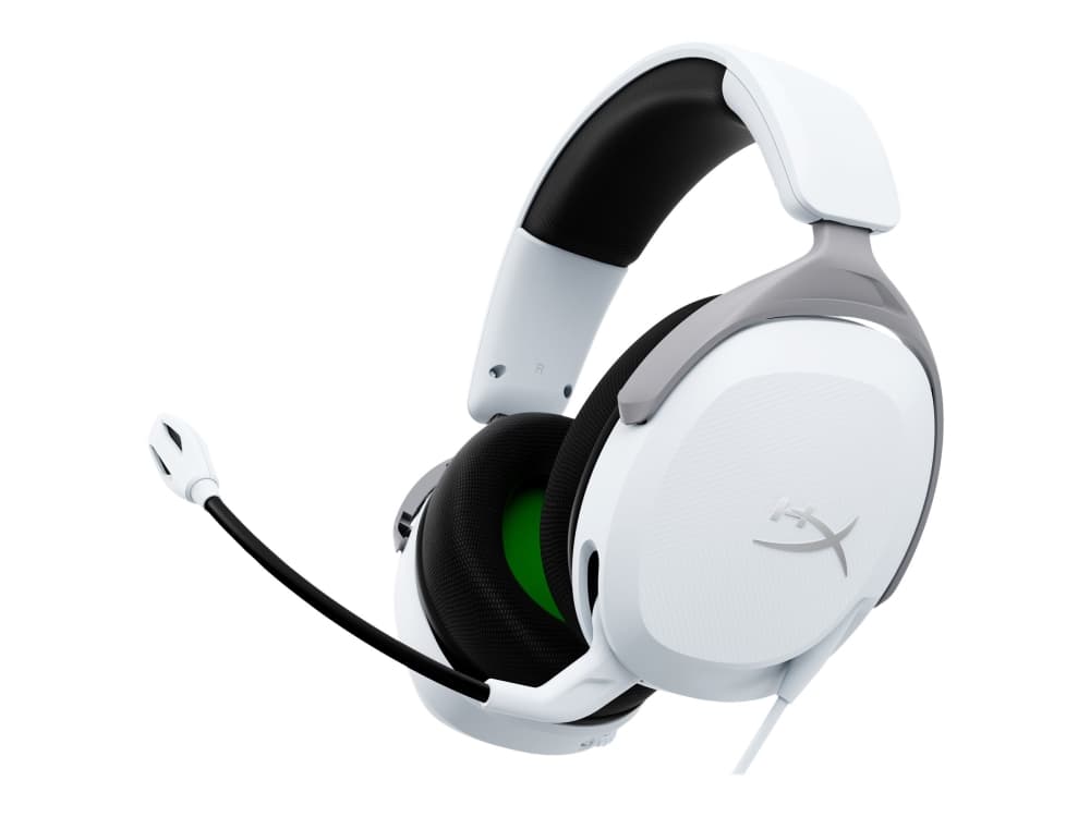 HyperX CloudX Stinger 2 Core -pelikuulokkeet, Xbox, valkoinen, Langallinen, Pelaaminen, 10 - 25000 Hz, 275 g, Kuulokkeet, Valkoinen