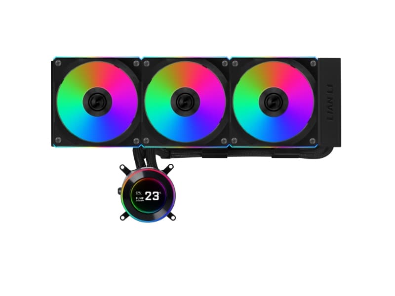 Lian Li HYDROSHIFT II LCD-C 360CL ARGB AiO vesijäähdytys - musta (GHS2LCD36RB)