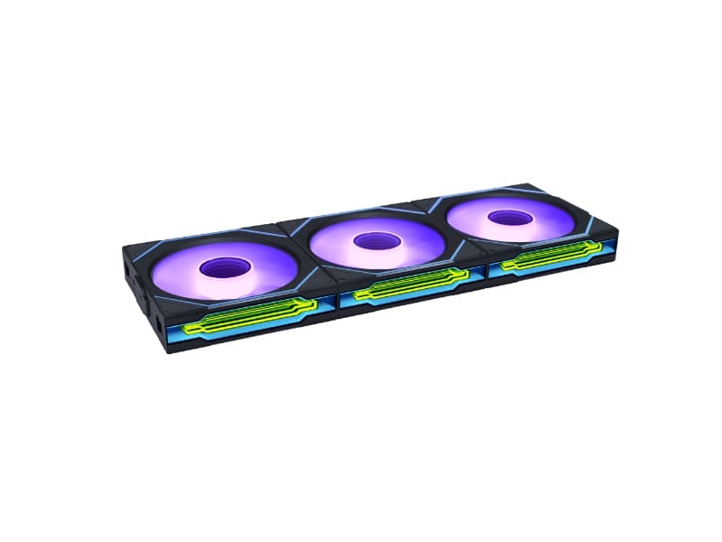 Lian Li Uni Fan SL-INF WIRELESS 120, All-in-one-nesteenjäähdytin, 12 cm, 0,2 RPM, 2200 RPM, musta