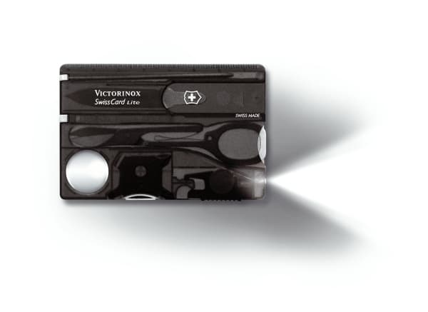 Victorinox SwissCard Lite Onyx, 54,5 x 82 x 4,5 mm, 69,5 g