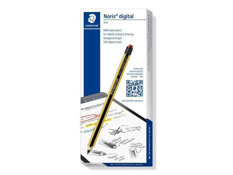 Staedtler 180M 22-1, Grafiikkatabletti, Universaali, musta, Keltainen, musta, Puu, Kahdeksankulmainen