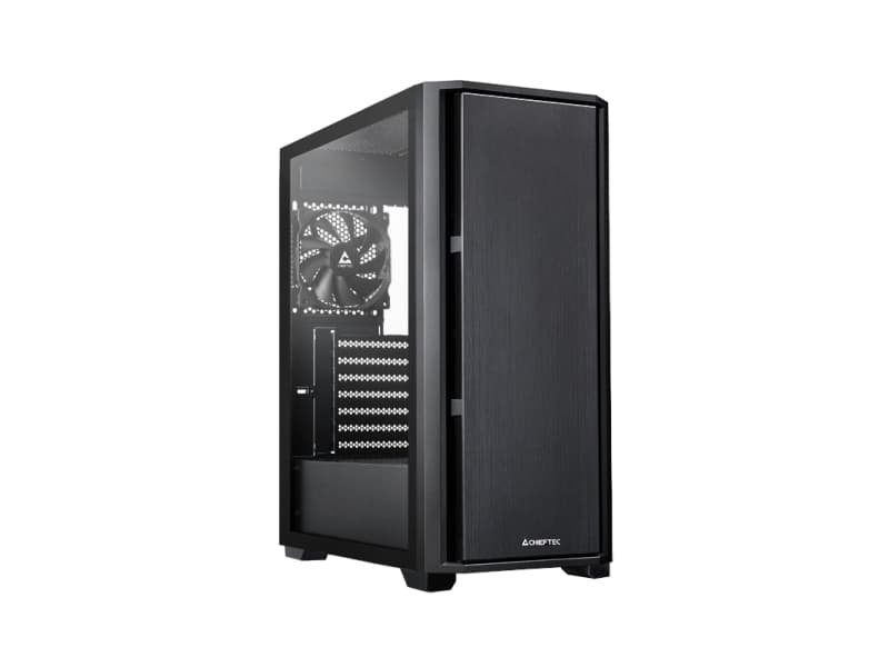 Chieftec AS-02B-TG-OP, Midi Tower, PC, musta, ATX, mikro ATX, Mini-ITX, Multi, 16,5 cm