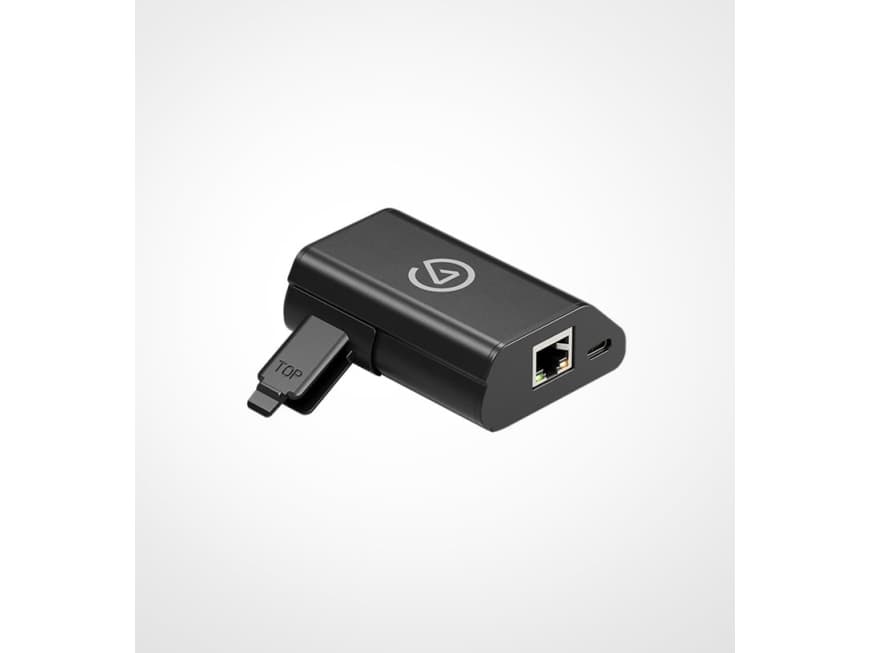 Elgato Network Dock, RJ-45, USB-C, musta, 5 V, 59 mm, 79 mm, 27 mm