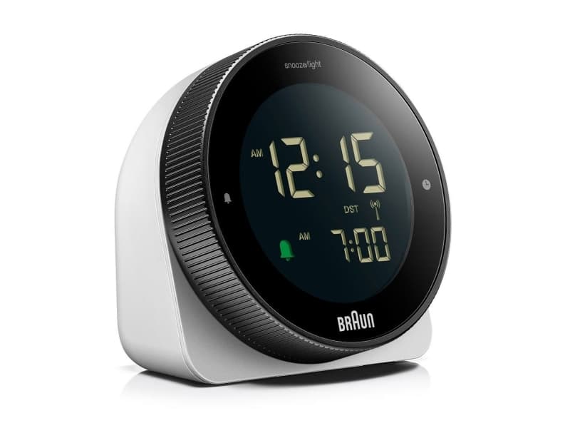 Braun BC24W-DCF, Taulukko, Radio-ohjattava kello, Suorakulmio, musta, Valkoinen, LCD, Vihreä/valkoinen