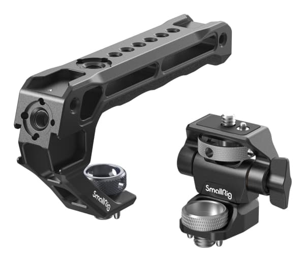 SmallRig 5323, Kaarikahva, musta, Alumiini, Silikoni, Ruostumaton teräs, 1/4, 3/8, 76,2 mm, 52,6 mm