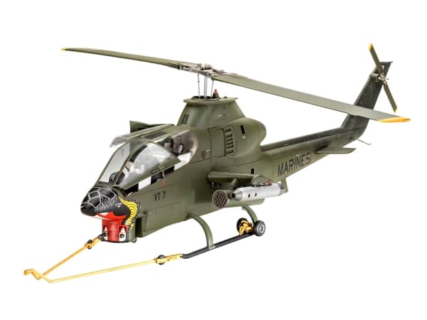Revell 03821, Pienoismallihelikopteri, Kokoamispakkaus, 1:32, Bell AH-1G Cobra, Poika, Muovi