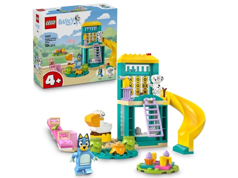 LEGO Bluey 11201 Blueyn ja Katin hupihetket leikkikentällä