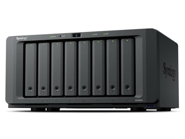 Synology DiskStation DS1825+, NAS, Ryzen Embedded, V1500B, 8 GB, DDR4, 0 TB