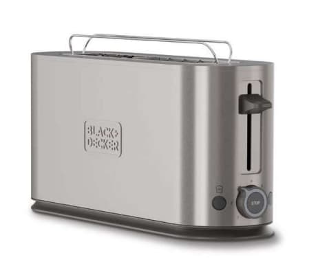 Black & Decker BXTO1002E, 2 viipale(i)ta, Ruostumaton teräs, Ruostumaton teräs, Painikkeet, Vipu, Rotaatio, 1000 W
