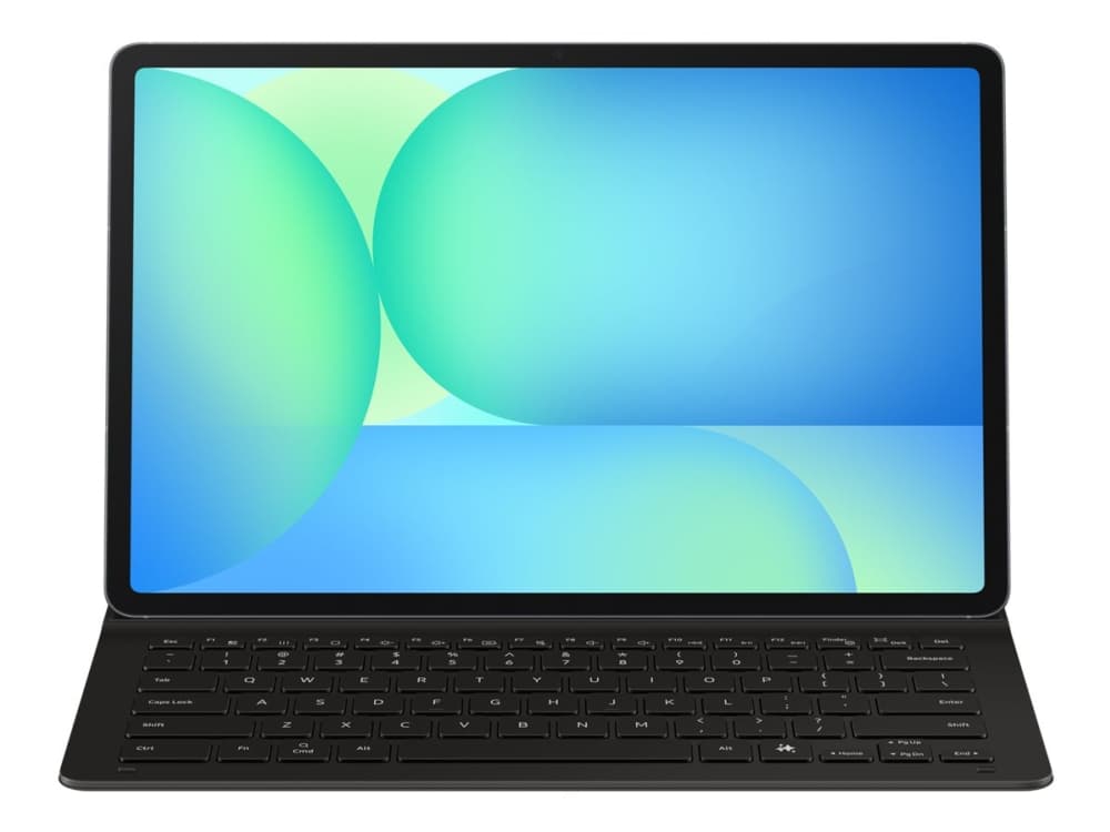 Samsung Book Cover Keyboard Slim AI Key - Galaxy Tab S10 FE+, Pohjoismainen, Samsung, Galaxy Tab S10 FE+, musta, Telakointi, Pogo Pin