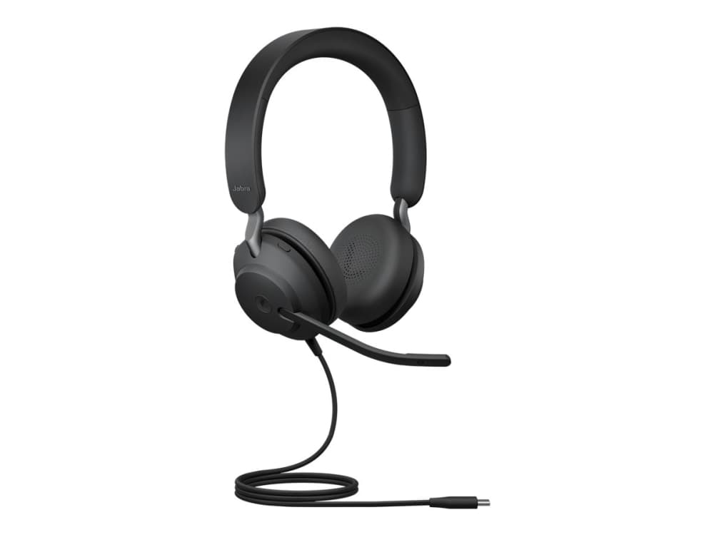 Jabra Evolve2 40 SE, Langallinen, 20 - 20000 Hz, Puhelut/Musiikki, 188 g, Kuulokkeet, musta