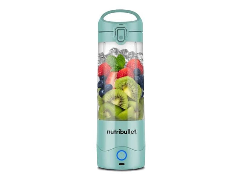 NutriBullet Kannettava, Sports Blender, 0,475 L, Pulssitoiminto, Jään murskaus, Sininen