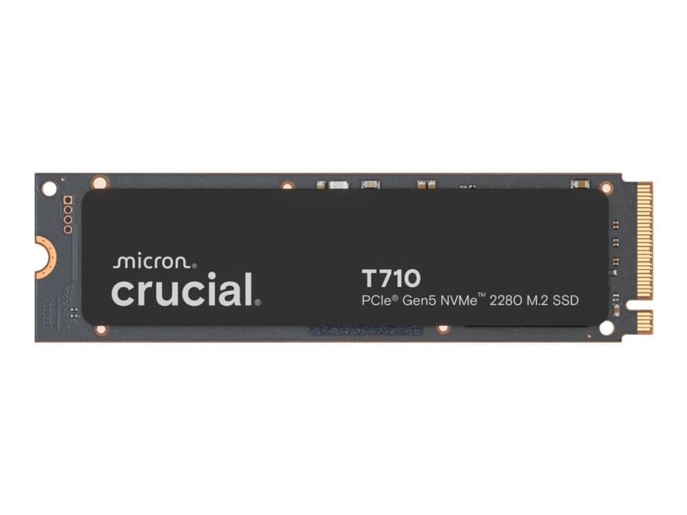 Crucial T710 4TB SSD-levy PCIe Gen5 NVME M.2 2280
