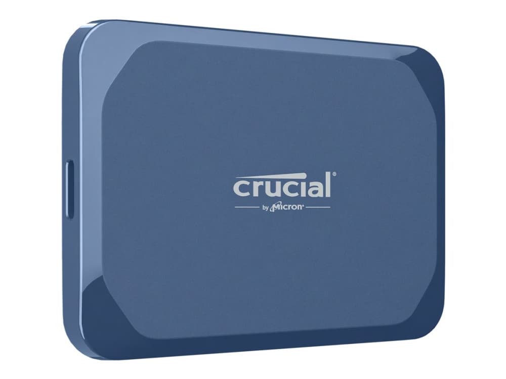 Crucial X10, 4 TB, USB Type-C, USB 3.2 Gen 2x2, 2100 MB/s, 20 Gbit/s, sininen, sininen