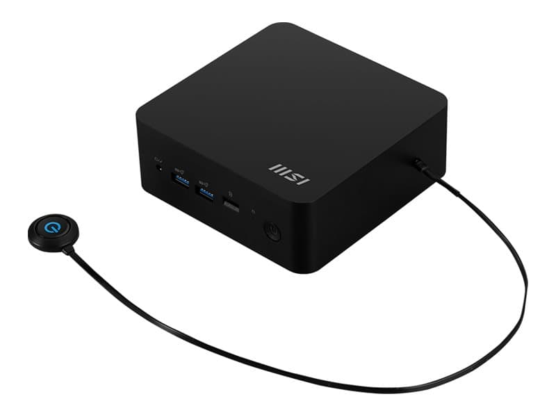 MSI CUBI NUC 1MG-244BEU, sized PC, Mini PC barebone, Intel SoC, DDR5-SDRAM, Wi-Fi 6E (802.11ax), 120 W