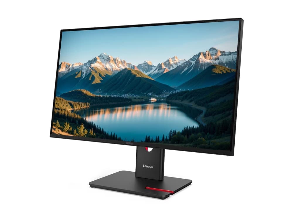 Lenovo ThinkVision T27Q-40, 68,6 cm (27), 2560 x 1440 pikseliä, Wide Quad HD, LED, 6 ms, musta