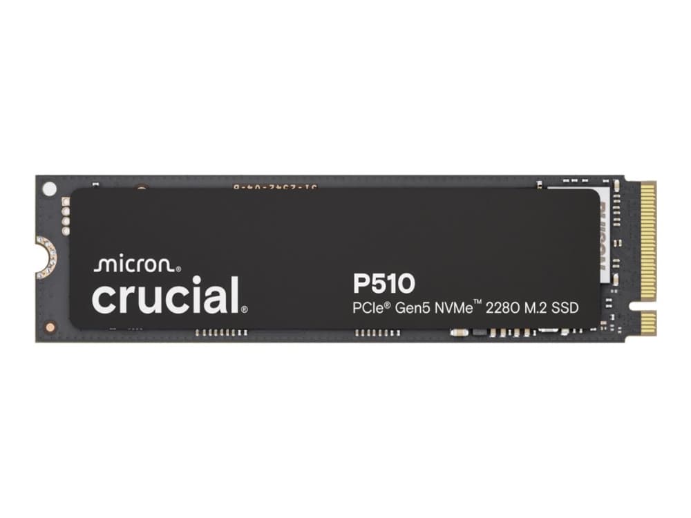 Crucial? P510 1TB PCIe Gen5 NVMe 2280 M.2 SSD-levyasema